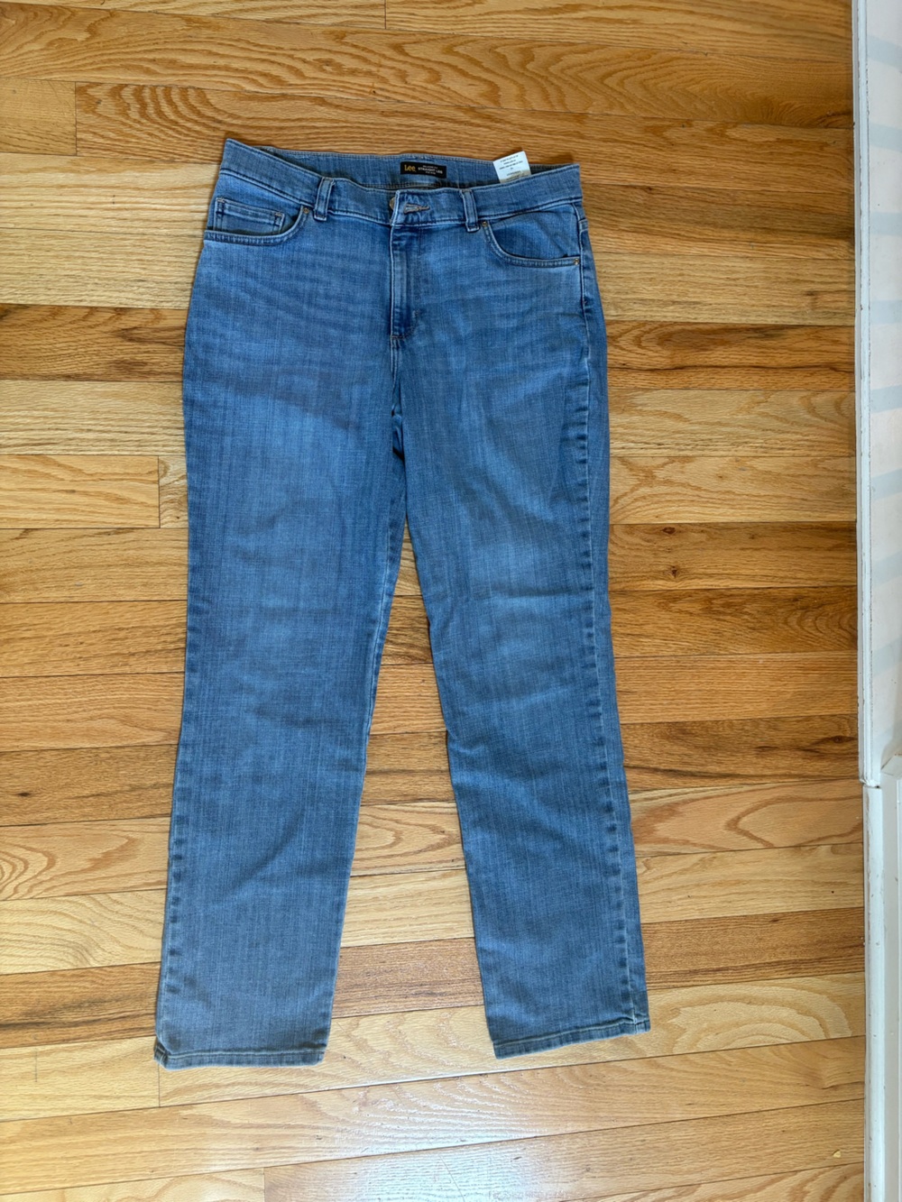 Lee Women's Skinny Jeans in Mid Blue size 12L